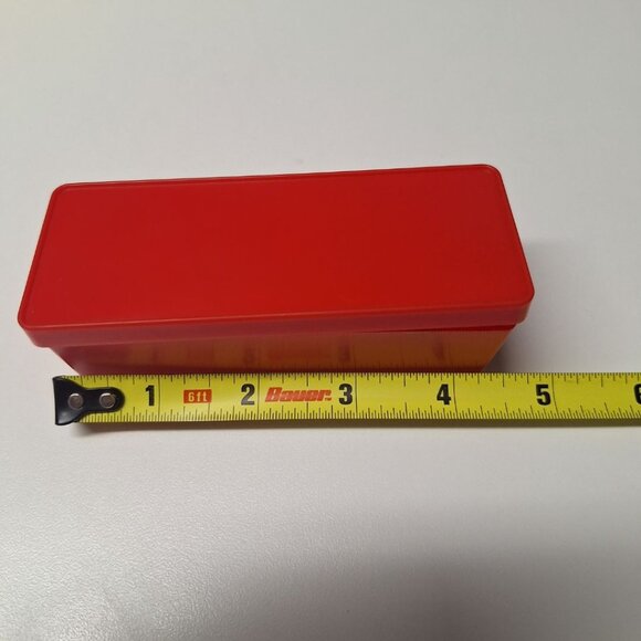 Red Castle Risk 1990 Board Game Replacement Pieces Tokens Plastic Case Box - Picture 4 of 5